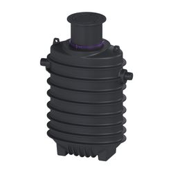 Kessel Fettabscheider EasyClean ground NS 8,5 Direct, 875-1.165mm, Klasse D, link... KESSEL-95085-120D-DL 4026092101070 (Abb. 1)