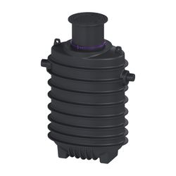 Kessel Fettabscheider EasyClean ground NS 8,5 Standard, 875-1.165mm, Klasse D... KESSEL-95085-120D 4026092100431 (Abb. 1)