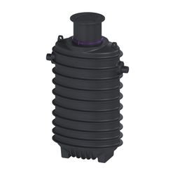 Kessel Fettabscheider EasyClean ground NS 10 Direct, 880-1.170mm, Klasse D, links... KESSEL-95100-120D-DL 4026092101087 (Abb. 1)