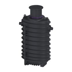 Kessel Fettabscheider EasyClean ground NS 10 Direct, 880-1.170mm, Klasse D, recht... KESSEL-95100-120D-DR 4026092100769 (Abb. 1)