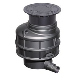 Kessel Probenahmeschacht für LW 1000, DN 100, Klasse B, 1.145-1.585mm, 9151010B... KESSEL-9151010B 4026092030783 (Abb. 1)