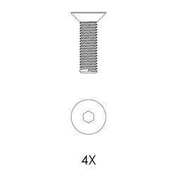 Kessel Schraubenset für Aufsatzstücke, M10x35, Edelstahl A4, 680593... KESSEL-680593 4026092081556 (Abb. 1)