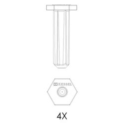 Kessel Schall- und Setzungsdämpfer, Bohrdurchmesser 14mm, 680882... KESSEL-680882 4026092086612 (Abb. 1)