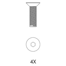 Kessel Schraubenset für Aufsatzstücke, M10x35, Edelstahl A4, 680593... KESSEL-680593 4026092081556 (Abb. 1)