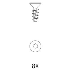 Kessel Schraubenset für Aufsatzstück K80x22, Edelstahl, 680664... KESSEL-680664 4026092081549 (Abb. 1)