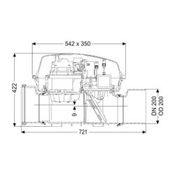 Kessel Rückstaupumpanlage Pumpfix F DN 200, freiliegend... KESSEL-24200 4026092046517 (Abb. 1)