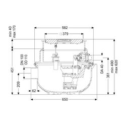 Kessel Hebeanlage Aqualift S Compact Duo GTF 500 Bodenplatte... KESSEL-280530S 4026092082706 (Abb. 1)