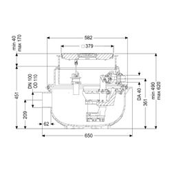 Kessel Hebeanlage Aqualift S Compact Duo GTF 500 resistant, Bodenplatte... KESSEL-280530SC 4026092082720 (Abb. 1)