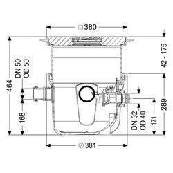 Kessel Rohbaukit Minilift S, 330-460mm, Kunststoff, Schwarz... KESSEL-280570S-RBK 4026092106839 (Abb. 1)