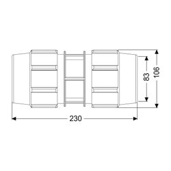 Kessel Klemmverbinder für Druckleitung, DN 50/50, 28091... KESSEL-28091 4026092098189 (Abb. 1)