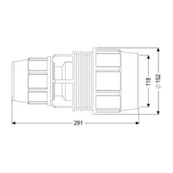 Kessel Klemmverbinder für Druckleitung, DN 50/80, 28092... KESSEL-28092 4026092098196 (Abb. 1)