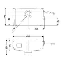 Kessel Kleinhebeanlage Minilift F freie Aufstellung... KESSEL-28520 4026092072899 (Abb. 1)