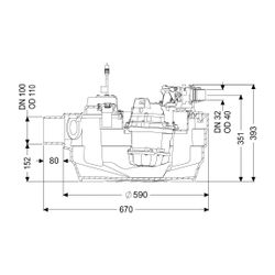 Kessel Hebeanlage Aqualift F Compact Duo SPZ 1000, freie Aufstellung... KESSEL-28718 4026092093412 (Abb. 1)