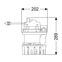 Kessel Tauchpumpe Aquadive GTF 1000 resistant, ohne Schwimmerschalter, 10m... KESSEL-28760C 4026092093764 (Abb. 1)