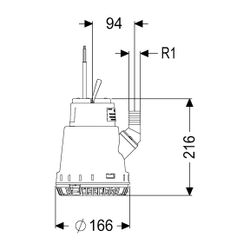 Kessel Tauchpumpe Aquadive KTP 300 resistant, mit Schwimmerschalter, 10m... KESSEL-28840C 4026092093634 (Abb. 1)