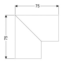 Kessel Verbindungsstück 90 Grad für Linearis Infinity, Edelstahl gebürstet... KESSEL-45100.01 4026092094631 (Abb. 1)