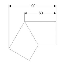 Kessel Verbindungsstück 30 Grad für Linearis Infinity, Edelstahl gebürstet... KESSEL-45100.03 4026092094655 (Abb. 1)