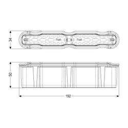 Kessel Geruchsverschluss Megastop für Duschrinne Linearis Infinity... KESSEL-45100 4026092094785 (Abb. 1)