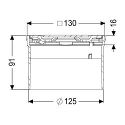 Kessel Aufsatzstück Designrost Spot V2A Lock und Lift K3... KESSEL-48221 4026092031117 (Abb. 1)