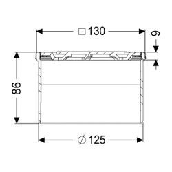 Kessel Aufsatzstück Designrost Oval V2A L15... KESSEL-48226 4026092042700 (Abb. 1)