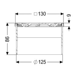 Kessel Aufsatzstück Designrost Oval V4A L15... KESSEL-48228 4026092077887 (Abb. 1)