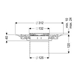 Kessel Aufsatzstück Variofix Designrost Slot V2A K3... KESSEL-48618 4026092044926 (Abb. 1)