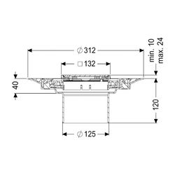 Kessel Aufsatzstück Variofix Designrost Slot V2A Lock und Lift K3... KESSEL-48619 4026092044919 (Abb. 1)