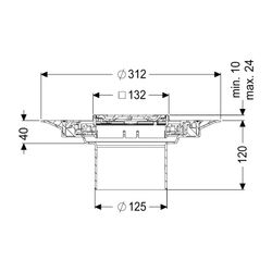 Kessel Aufsatzstück Variofix Designrost Oval V2A L15... KESSEL-48626 4026092044810 (Abb. 1)