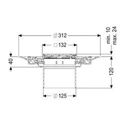 Kessel Aufsatzstück Variofix Designrost Oval V4A Lock und Lift L15... KESSEL-48669 4026092077986 (Abb. 1)