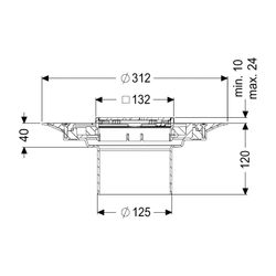 Kessel Aufsatzstück Variofix Designrost Kessel V2A Lock und Lift L15... KESSEL-48904 4026092028841 (Abb. 1)