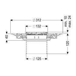 Kessel Aufsatzstück Variofix Designrost Oval V2A Lock und Lift L15... KESSEL-48905 4026092028858 (Abb. 1)