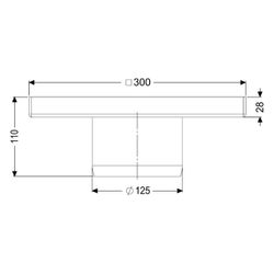 Kessel Ferrofix Aufsatzstück 300x300mm Gitterrost, ohne Klebeflansch... KESSEL-54926 4026092099919 (Abb. 1)