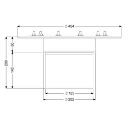 Kessel Zwischenstück für System 185, Edelstahl Pressdichtungsflansch, 55166... KESSEL-55166 4026092107911 (Abb. 1)