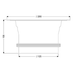 Kessel Ferrofix Aufsatzstück System 125, 169x169mm, Lochrost, Klasse L15, für PVC-Beläge... KESSEL-59192 4026092079898 (Abb. 1)