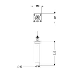 Kessel Umrüstsatz Pegelsonde 30m mit Tauchrohr 288mm, 681043... KESSEL-681043 4026092096611 (Abb. 1)