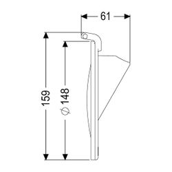 Kessel Rückstauklappe DN 125/150... KESSEL-70232 4026092028247 (Abb. 1)