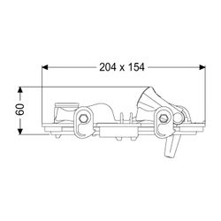 Kessel Verriegelungsdeckel Staufix DN 100 mit Notverschluss... KESSEL-70261 4026092028315 (Abb. 1)