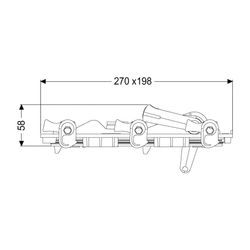 Kessel Verriegelungsdeckel Staufix DN 125/150 mit Notverschluss... KESSEL-70262 4026092028322 (Abb. 1)