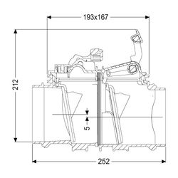 Kessel Grundkörper Staufix Typ 2 DN 90-100, freiliegend... KESSEL-730000.10 4026092076231 (Abb. 1)