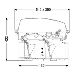 Kessel Rückstauverschluss Staufix SWA ohne Stutzen, freiliegend... KESSEL-73000.10 4026092053836 (Abb. 1)