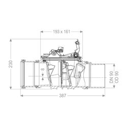 Kessel Rückstauverschluss Staufix DN 100 Typ 2, freiliegend... KESSEL-730100 4026092076354 (Abb. 1)