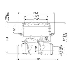 Kessel Rückstauverschluss Staufix SWA DN 125 Bodenplatte, Schwarz... KESSEL-73125.10S 4026092003947 (Abb. 1)