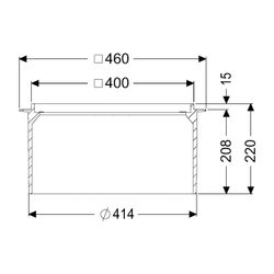 Kessel Aufsatzstück teleskopisch höhenverstellbar bis 180mm... KESSEL-83061 4026092002865 (Abb. 1)