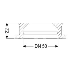 Kessel Dichtung für Rohrdurchführung DN 50... KESSEL-850114 4026092003008 (Abb. 1)