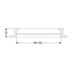 Kessel Dichtung für Rohrdurchführung DN 100... KESSEL-850117 4026092003039 (Abb. 1)