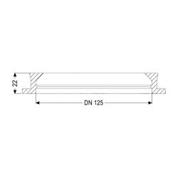 Kessel Dichtung für Rohrdurchführung DN 125... KESSEL-850118 4026092003046 (Abb. 1)