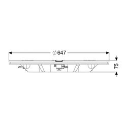 Kessel Abdeckplatte für Schachtsysteme, Klasse D 400, Grauguss, Lock und Lift, 648mm, 86... KESSEL-860160 4026092102534 (Abb. 1)