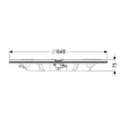 Kessel Abdeckplatte für Schachtsysteme, Klasse B 125, Grauguss, Lock und Lift, 648mm, 86... KESSEL-860161 4026092102541 (Abb. 1)