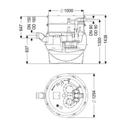 Kessel Pumpstation Aquapump XL Tronic SPF 1400-S3... KESSEL-8742000 4026092068557 (Abb. 1)