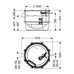 Kessel Pumpstation Aquapump XL Tronic GTF 600-S1, Tauchglocke... KESSEL-8743005 4026092075623 (Abb. 1)